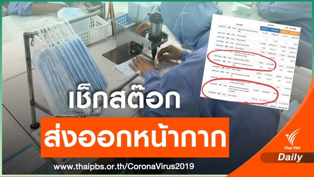 พูดความจริง? "สมชัย" ช่วยถอดรหัส หน้ากากส่งออกไปเท่าไหร่