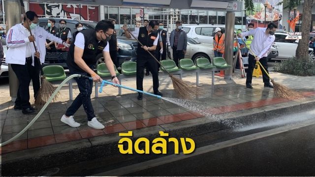กทม.สั่งทุกเขตล้างทำความสะอาดป้ายรถเมล์วันละ 2 ครั้ง 