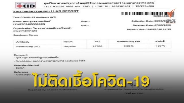 รพ.จุฬาฯ ยันผลตรวจกำลังพลทหารเรือไม่ติดโควิด-19 