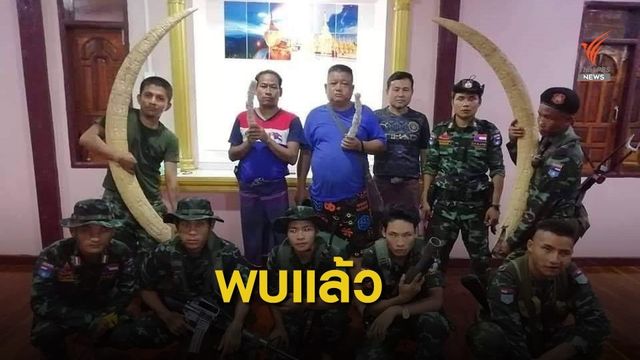 พบแล้ว “งาช้างใหญ่” จากหมู่บ้านกะเหรี่ยงฤาษีเลตองคุอยู่ในเมียนมา