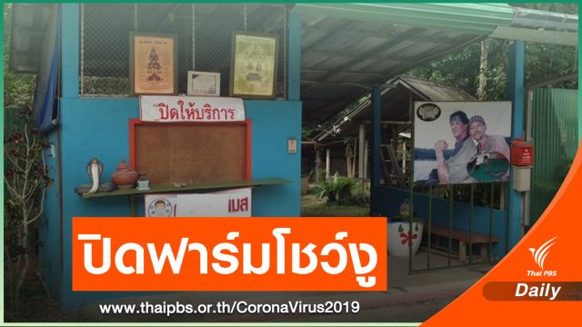ปิดกิจการ "ฟาร์มแสดงงู" แบกรับค่าใช้จ่ายไม่ไหว