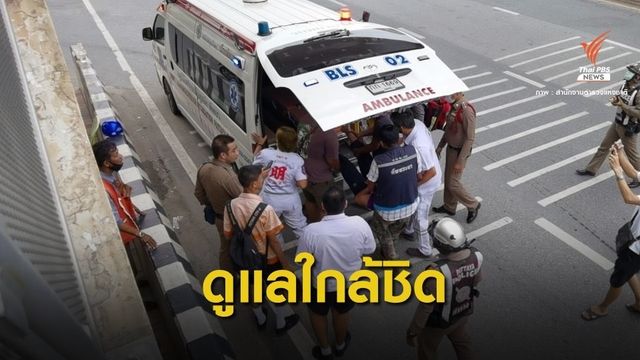 ช่วยระทึก! เด็ก ม.3 ปีนสะพานลอยรอบ 2 