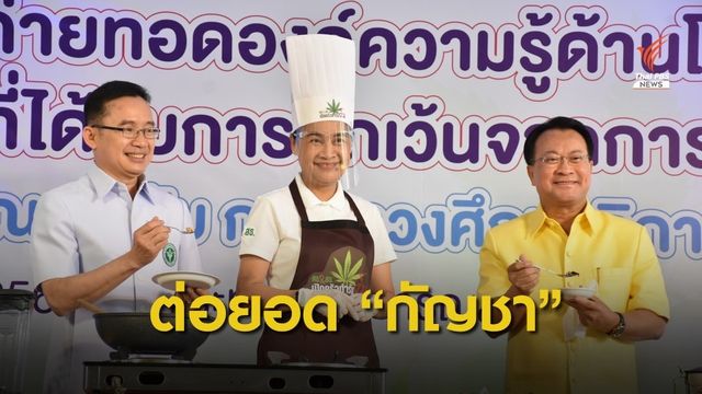 "สธ.- ศธ." พัฒนาผลิตภัณฑ์สุขภาพ - หลักสูตรอาหารกัญชา