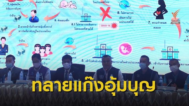 ทลายแก๊งอุ้มบุญข้ามชาติ ช่วย 2 ทารก พบจ้างรายละ 5 แสน