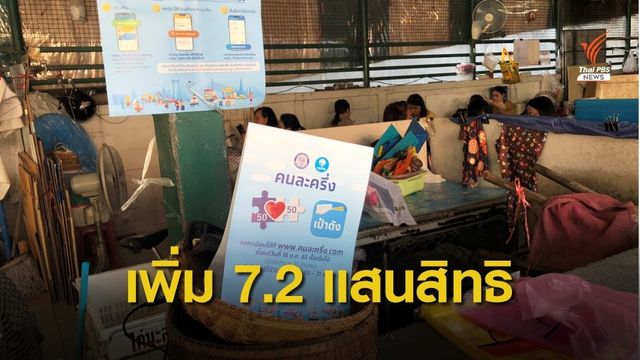 พรุ่งนี้ เปิดลงทะเบียน "คนละครึ่ง" เพิ่ม 7.2 แสนสิทธิ