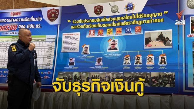 ตร.กวาดล้างหนี้นอกระบบ 7 วัน จับผู้ต้องหาเกือบ 300 คน 