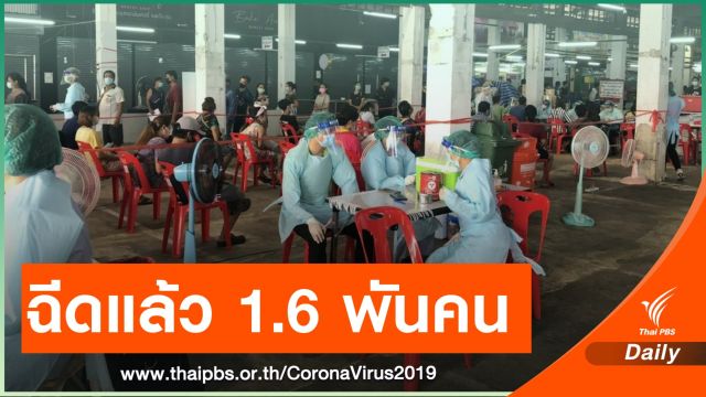ฉีดวัคซีนกลุ่มเสี่ยงตลาดบางแคเพิ่มอีก 961 คน ในวันที่ 2  