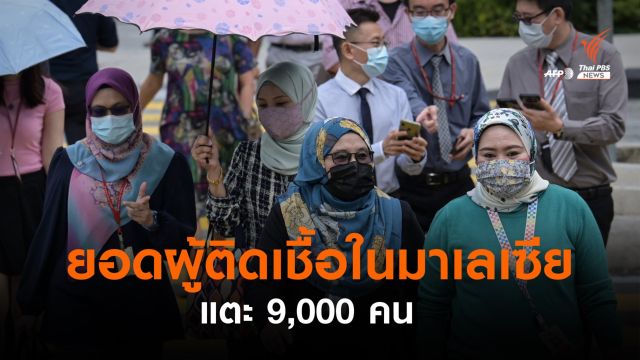 มาเลเซียพบผู้ติดเชื้อโควิด-19 ทะลุ 9,000 คน ครั้งแรก