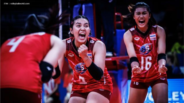 วอลเลย์บอลหญิงไทย อัดบัลแกเรีย 3 เซตรวด ประเดิม VNL 2022