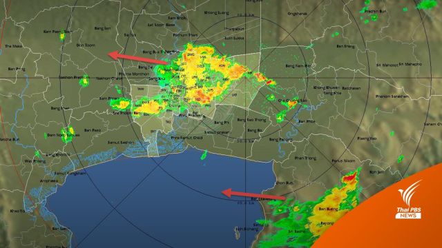 ฝนตก กทม. ปริมาณฝนหนัก เขตวังทองหลาง 96.5 มม.