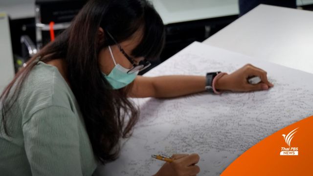 Handmade ลากกับมือ กว่าจะเป็น "แผนที่อากาศ" ฉบับแจ้งเตือนภัย 