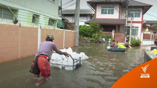 "ประยุทธ์-ประวิตร" แบ่งสายลุยน้ำท่วม สิงห์บุรี-กาญจนบุรี 