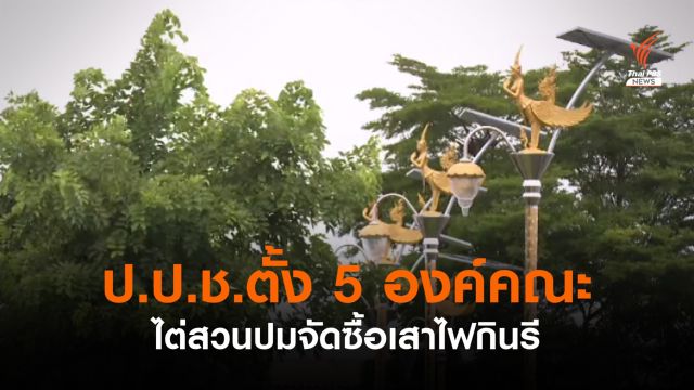ป.ป.ช.ตั้ง 5 องค์คณะไต่สวนปมจัดซื้อเสาไฟกินรี  อบต.ราชาเทวะ
