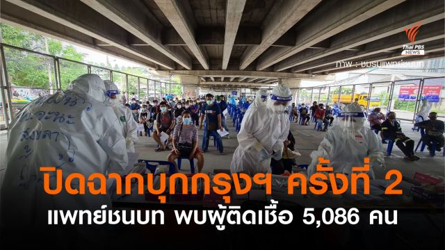 แพทย์ชนบทบุกกรุงฯ ครั้งที่ 2 พบติดเชื้อ 5,086 คน จากกว่า 30,000 คน
