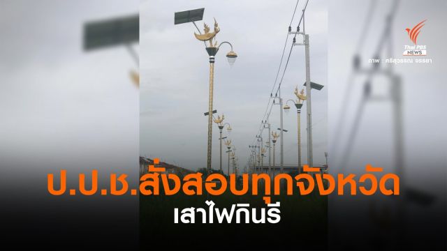  ป.ป.ช.สั่งสอบเสาไฟฟ้ากินรีทุกจังหวัด