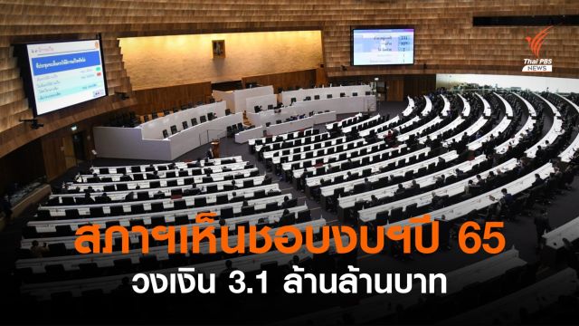 สภาฯเห็นชอบงบฯปี 65 วงเงิน 3.1 ล้านล้านบาท 