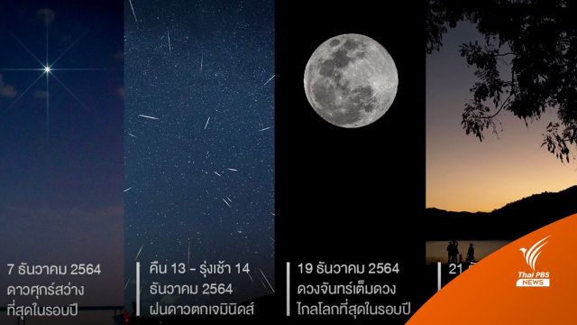 9 ปรากฏการณ์น่าสนใจบนท้องฟ้าส่งท้ายปี 2564