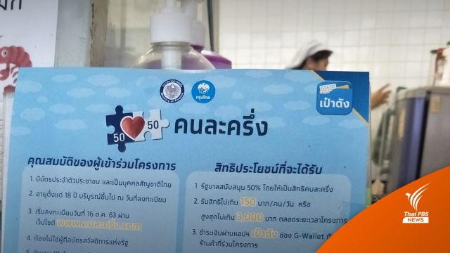 1 ก.พ.คลังเปิดระบบยันยันใช้สิทธิ "คนละครึ่งเฟส 4" ในแอปฯ เป๋าตัง