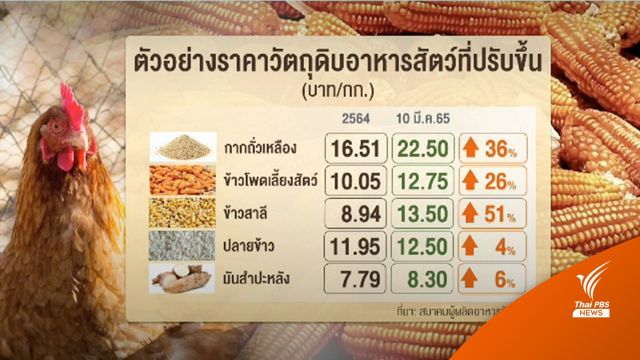 แนวโน้มอาหารสัตว์-ผลิตภัณฑ์สัตว์ราคาสูงขึ้น