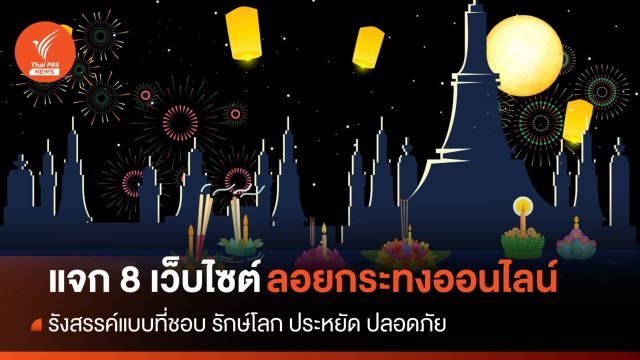แจก 8 เว็บไซต์ ลอยกระทงออนไลน์แบบที่ชอบ ไม่ทำลายสิ่งแวดล้อม