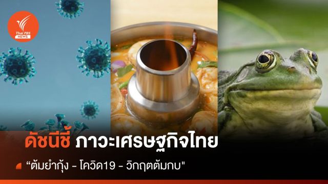 ดัชนีชี้ภาวะเศรษฐกิจไทย "ต้มยำกุ้ง" - โควิด-19 - "ต้มกบ" 