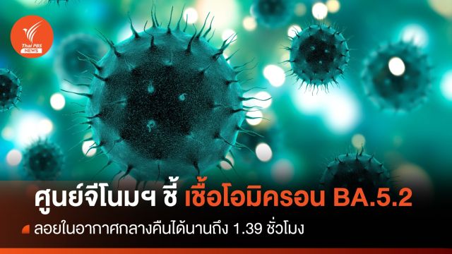 ถอดบทเรียนโควิดระบาด "ตลาดนัดกลางคืน" ชี้เชื้อลอยในอากาศนาน 1.39 ชม.