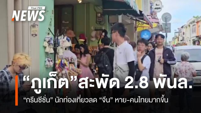 “ภูเก็ต” เงินสะพัดช่วงวันหยุด 2,800 ล้านบาท นักท่องเที่ยวลดจากปีที่แล้ว