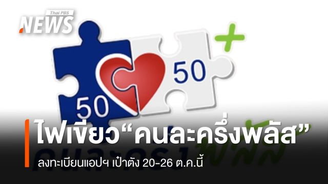 มติ ครม.ไฟเขียว "คนละครึ่งพลัส" หวังกระตุ้นเศรษฐกิจ 0.3 - 0.4 ของ GDP 