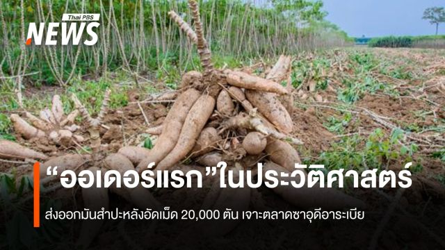 ส่งออกมันอัดเม็ด 2 หมื่นตัน “ออเดอร์แรก”ในประวัติศาสตร์เจาะตลาดซาอุฯสำเร็จ