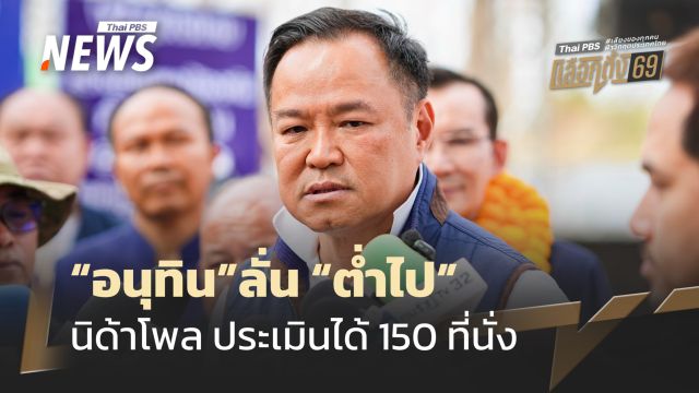 "อนุทิน" ลั่น "ต่ำไป" นิด้าโพลประเมินได้ 150 ที่นั่ง
