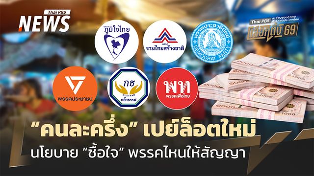 "คนละครึ่ง" เปย์ล็อตใหม่ นโยบาย "ซื้อใจ" พรรคไหนให้สัญญา
