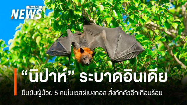 รู้จัก "ไวรัสนิปาห์" ระบาดอินเดีย ยืนยันผู้ป่วย 5 คนในเวสต์เบงกอล สั่งกักตัวอีกเกือบร้อย