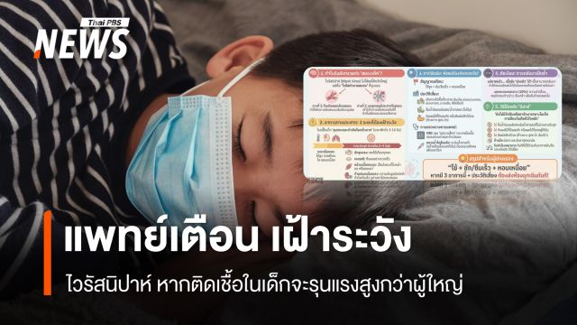 เฝ้าระวังเข้ม "ไวรัสนิปาห์" แพทย์เตือนหากติดเชื้อในเด็กจะรุนแรงสูงกว่าผู้ใหญ่ 
