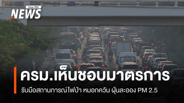 ครม.เห็นชอบมาตรการรับมือไฟป่า หมอกควัน ฝุ่น PM 2.5 ปี 2569