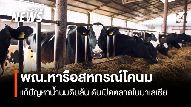 พณ.หารือสหกรณ์โคนม แก้ปัญหาน้ำนมดิบล้น ดันเปิดตลาดในมาเลเซีย