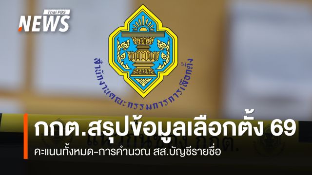 กกต.เปิดข้อมูลเลือกตั้ง 2569 สรุปคะแนน-การคำนวณ สส.บัญชีรายชื่อ