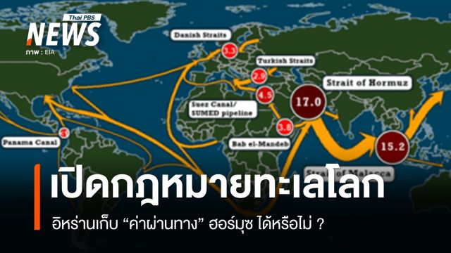 เปิดกฎหมายทะเลโลก! อิหร่านเก็บ "ค่าผ่านทาง" ฮอร์มุซได้หรือไม่ ?