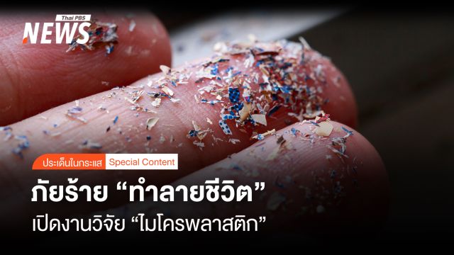 เปิดงานวิจัย "ไมโครพลาสติก" ภัยร้ายทำลาย "ชีวิตมนุษย์"
