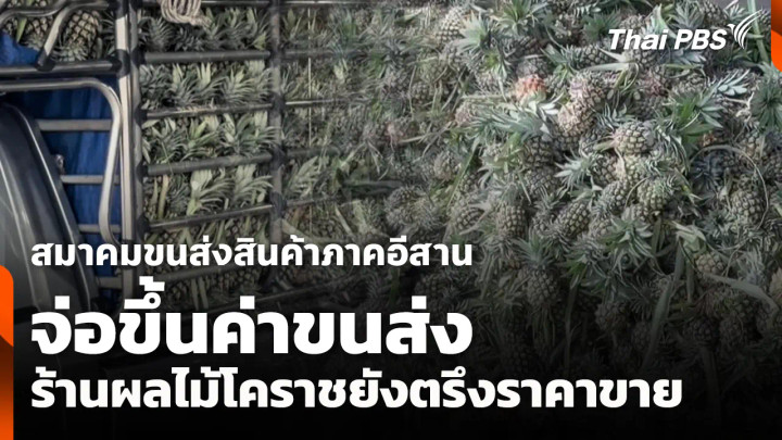 สมาคมขนส่งสินค้าภาคอีสาน จ่อขึ้นค่าขนส่ง ร้านผลไม้โคราชยังตรึงราคาขาย