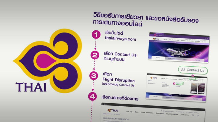 การบินไทยอนุมัติมาตรการเยียวยา ผู้โดยสารได้รับผลกระทบจากน้ำท่วม ช่วง 26-30 ก.ย.